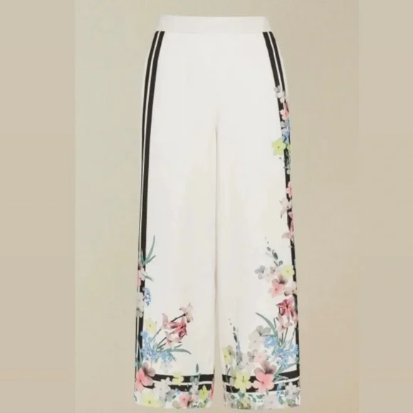 Ted Baker GIGGI Wide Cropped Culottes Pants - Picture 6 of 13